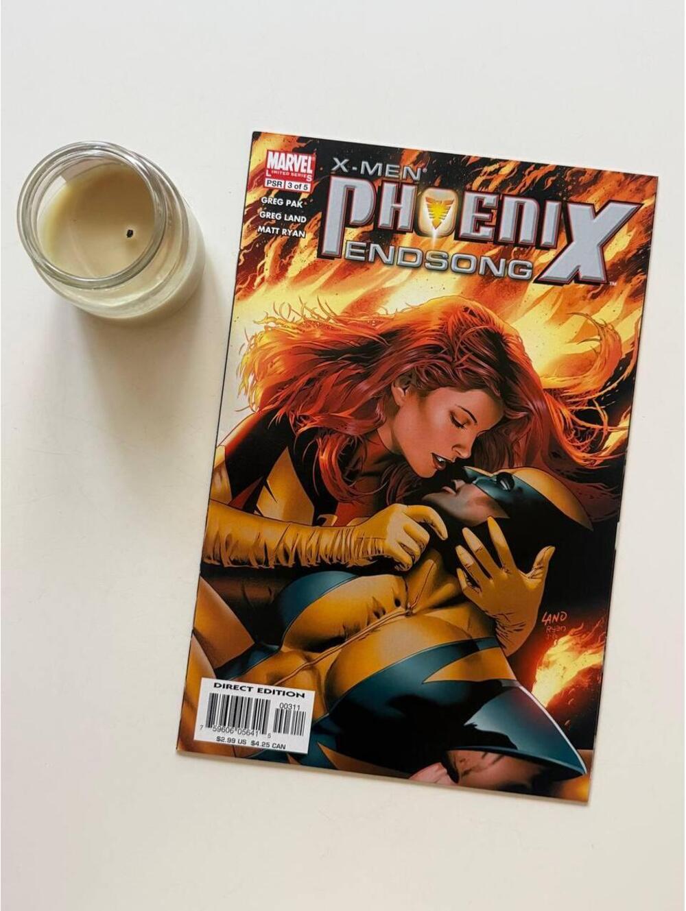 X-Men Phoenix Endsong #3 (2005) Wolverine & Jean Grey Kiss Cover | Comic Book
